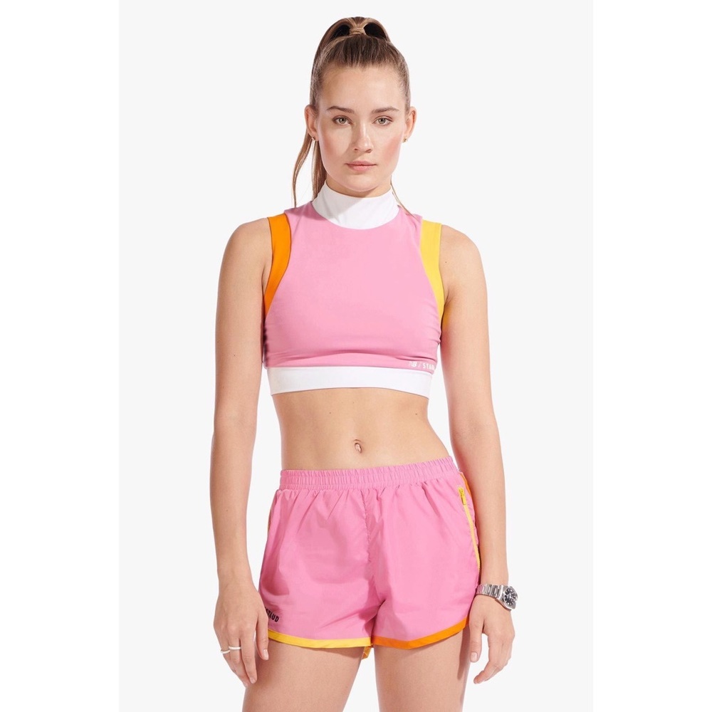 NEW BALANCE x STAUD Athletic Fitness Running Short - Picture 4 of 14